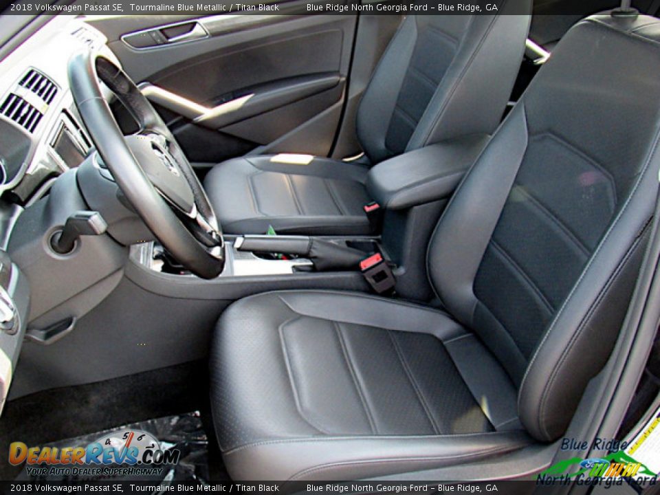 2018 Volkswagen Passat SE Tourmaline Blue Metallic / Titan Black Photo #11