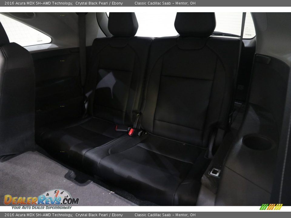 2016 Acura MDX SH-AWD Technology Crystal Black Pearl / Ebony Photo #19