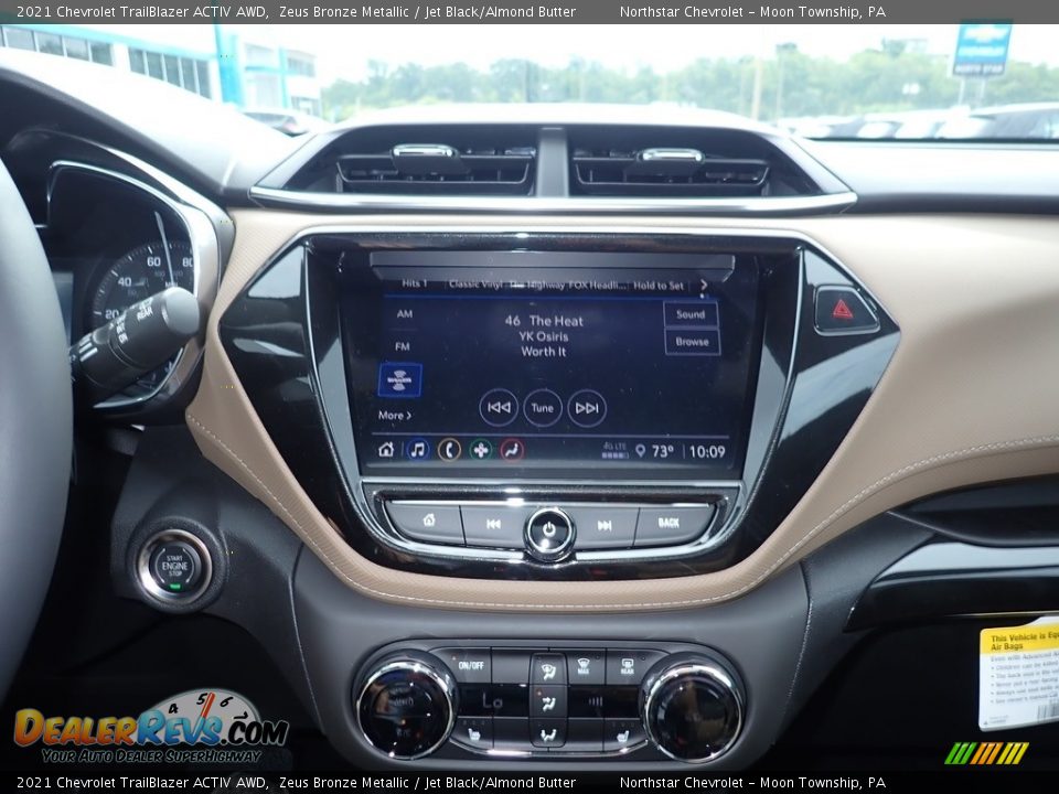 2021 Chevrolet TrailBlazer ACTIV AWD Zeus Bronze Metallic / Jet Black/Almond Butter Photo #17