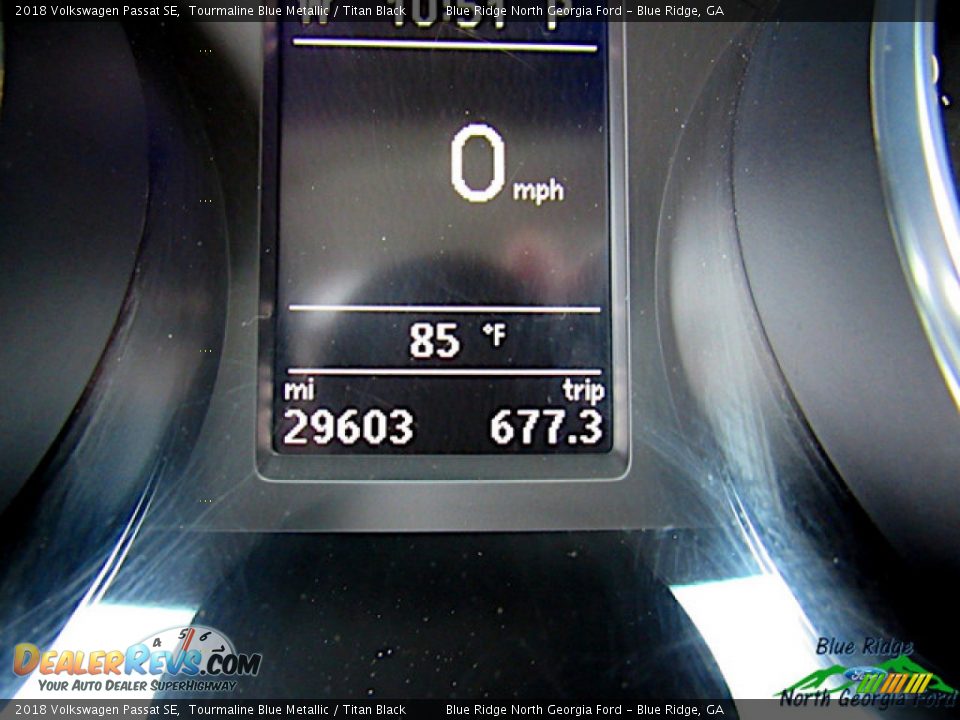 2018 Volkswagen Passat SE Tourmaline Blue Metallic / Titan Black Photo #20