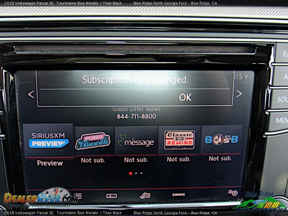 2018 Volkswagen Passat SE Tourmaline Blue Metallic / Titan Black Photo #21