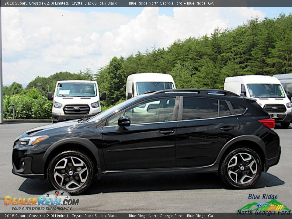 2018 Subaru Crosstrek 2.0i Limited Crystal Black Silica / Black Photo #2