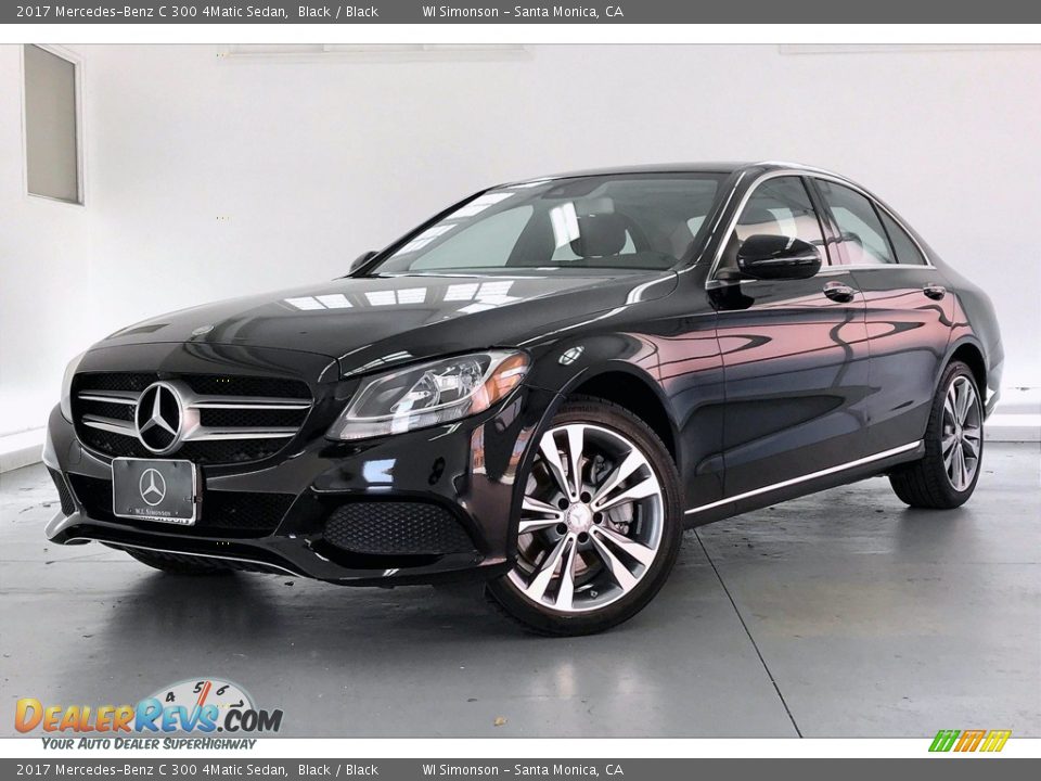 Black 2017 Mercedes-Benz C 300 4Matic Sedan Photo #12