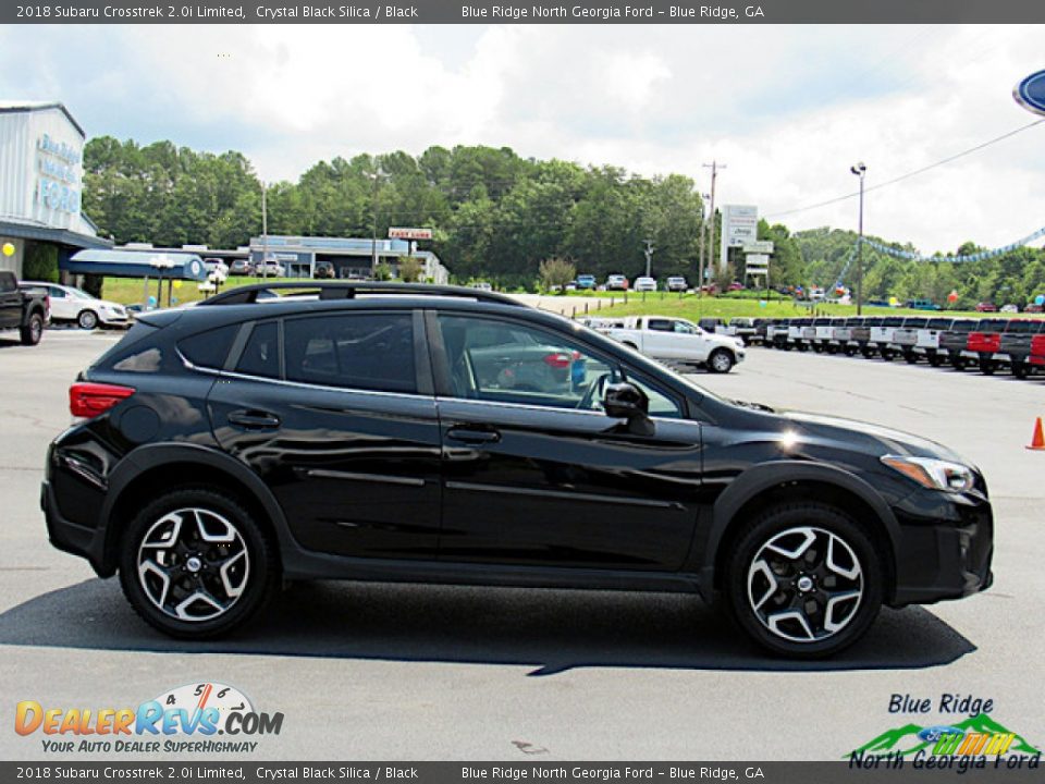 2018 Subaru Crosstrek 2.0i Limited Crystal Black Silica / Black Photo #6