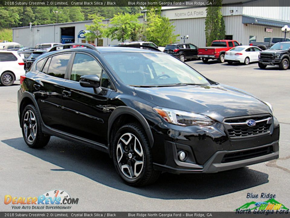 2018 Subaru Crosstrek 2.0i Limited Crystal Black Silica / Black Photo #7