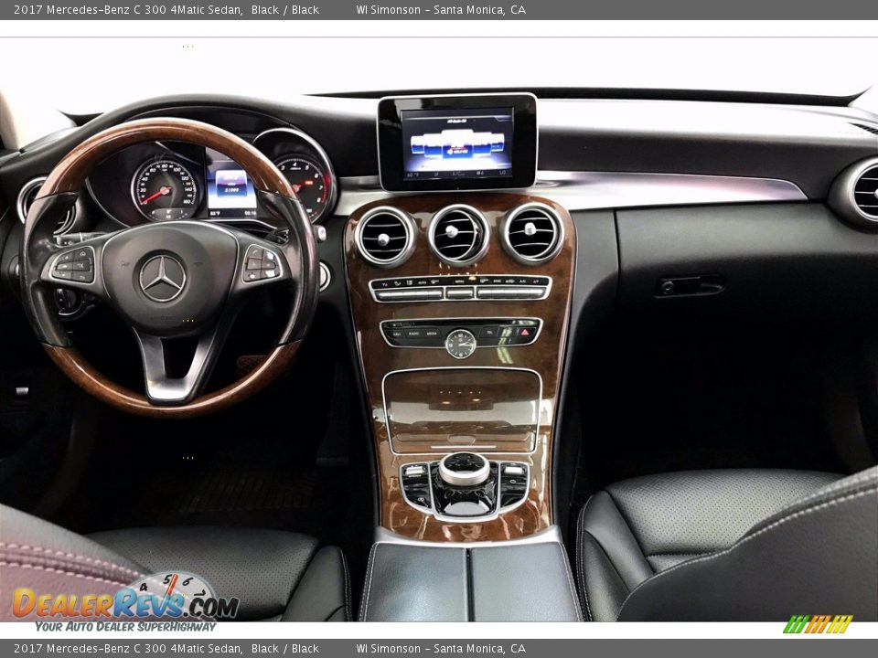 Dashboard of 2017 Mercedes-Benz C 300 4Matic Sedan Photo #17