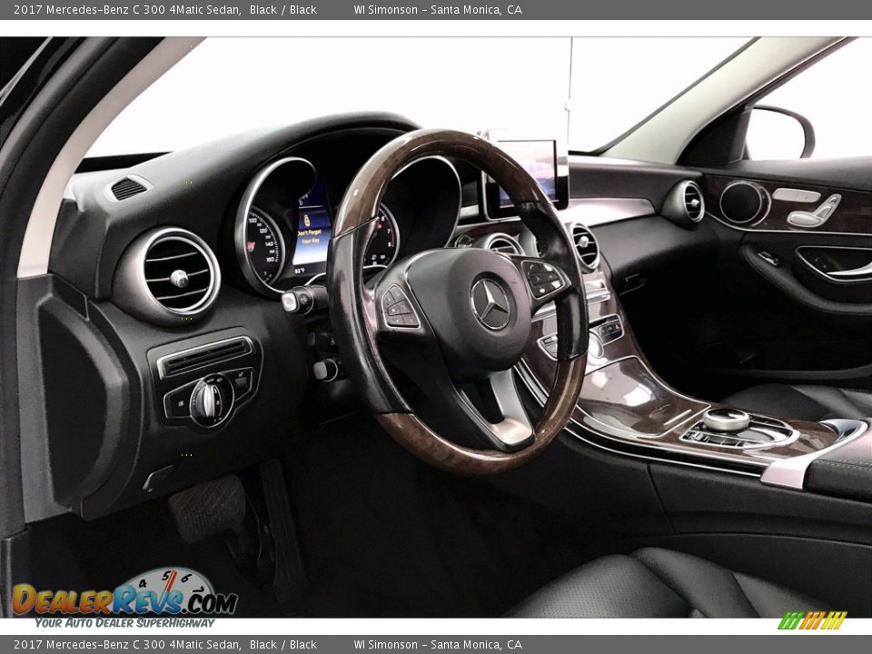 Dashboard of 2017 Mercedes-Benz C 300 4Matic Sedan Photo #22