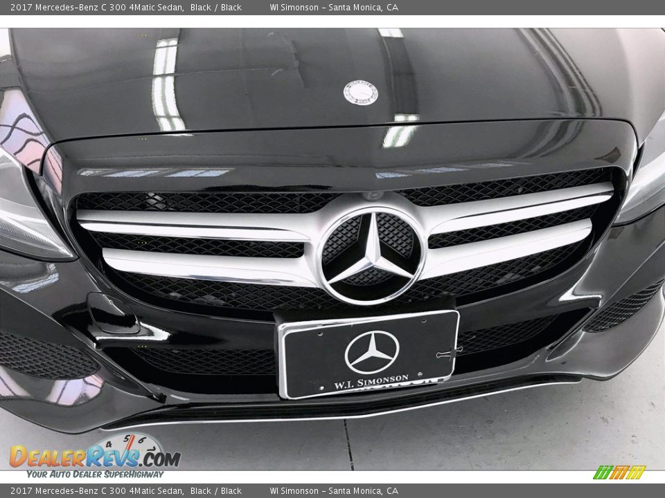 2017 Mercedes-Benz C 300 4Matic Sedan Black / Black Photo #33