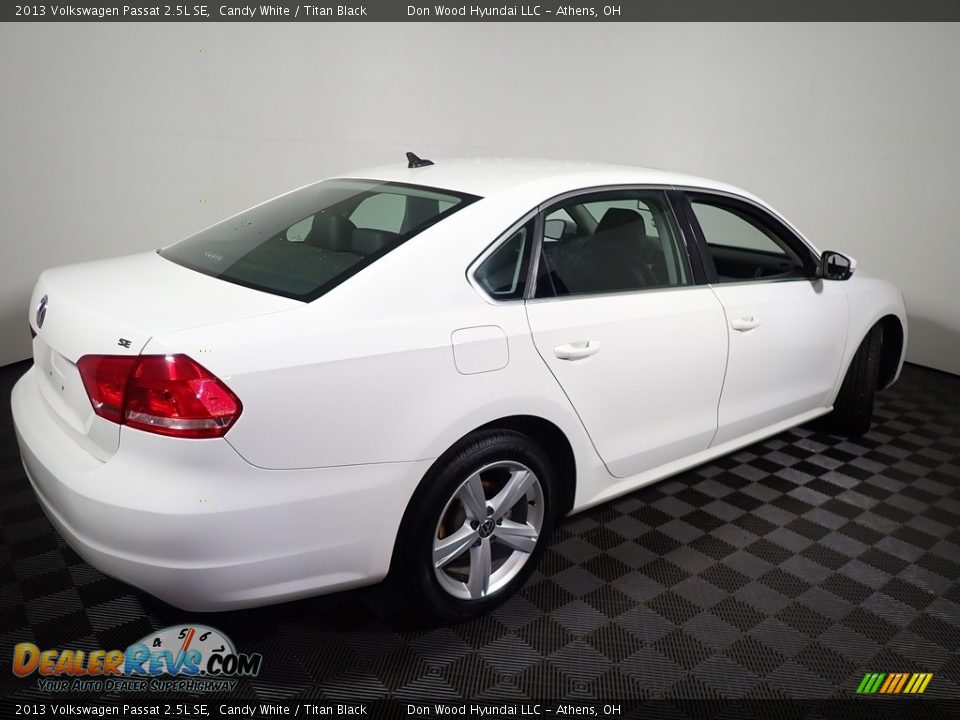 2013 Volkswagen Passat 2.5L SE Candy White / Titan Black Photo #14