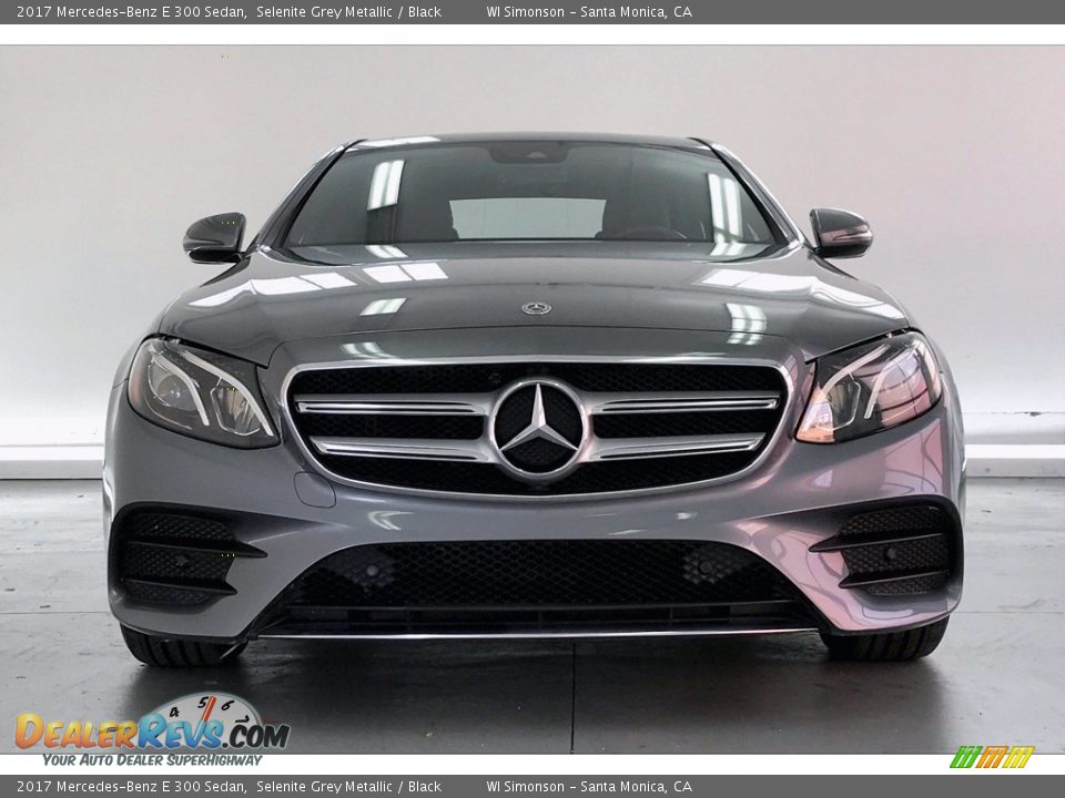 2017 Mercedes-Benz E 300 Sedan Selenite Grey Metallic / Black Photo #2