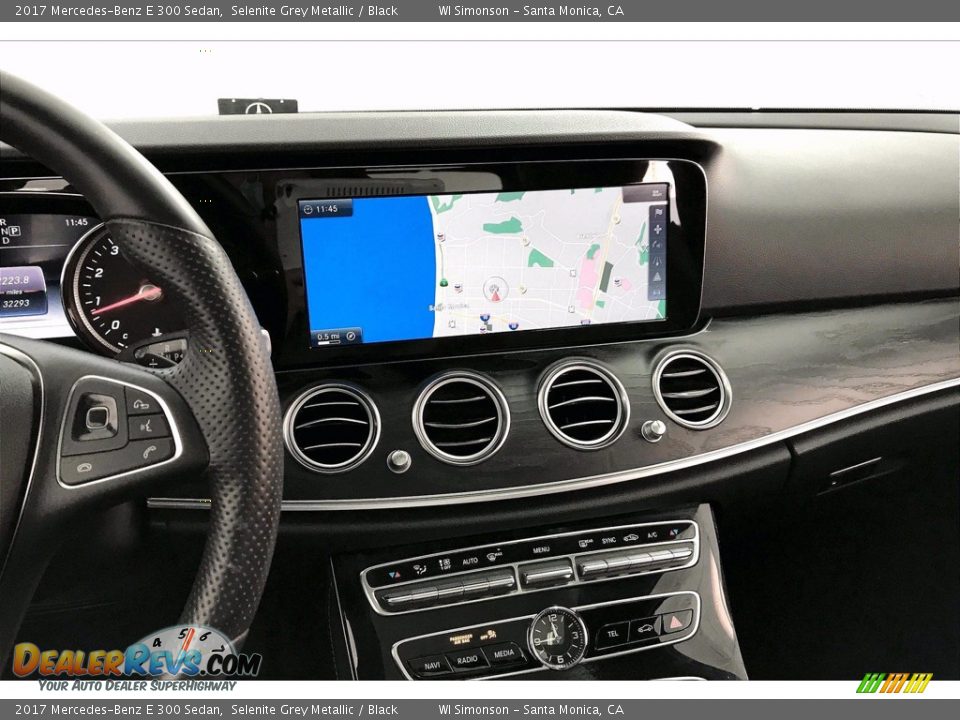 2017 Mercedes-Benz E 300 Sedan Selenite Grey Metallic / Black Photo #5