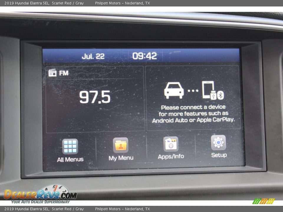 2019 Hyundai Elantra SEL Scarlet Red / Gray Photo #20