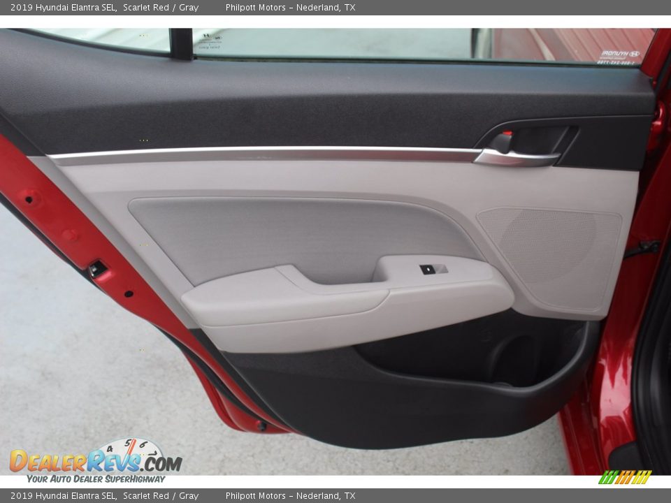 2019 Hyundai Elantra SEL Scarlet Red / Gray Photo #23