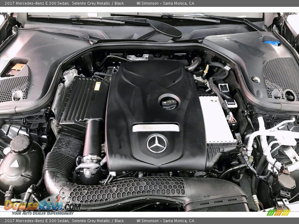 2017 Mercedes-Benz E 300 Sedan Selenite Grey Metallic / Black Photo #9