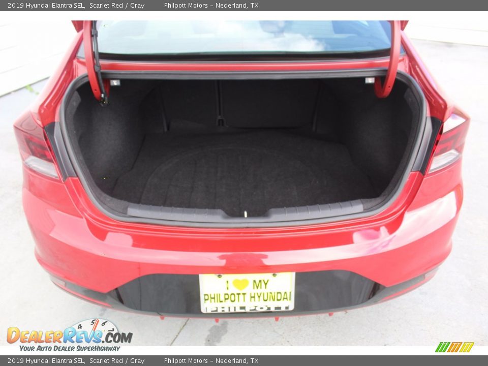 2019 Hyundai Elantra SEL Scarlet Red / Gray Photo #27