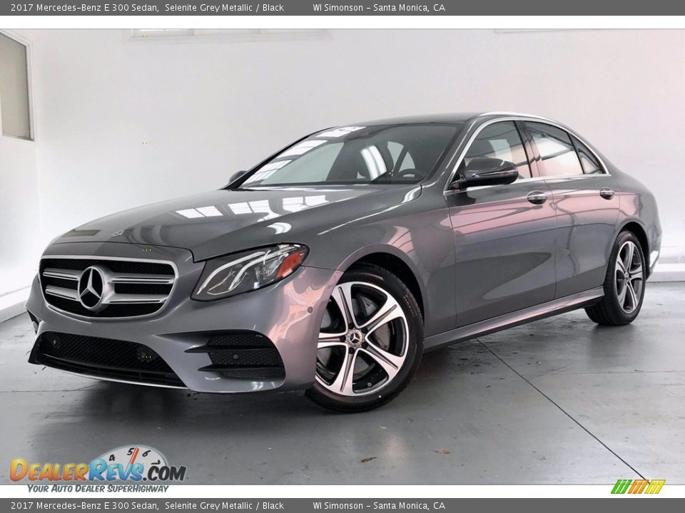 2017 Mercedes-Benz E 300 Sedan Selenite Grey Metallic / Black Photo #12