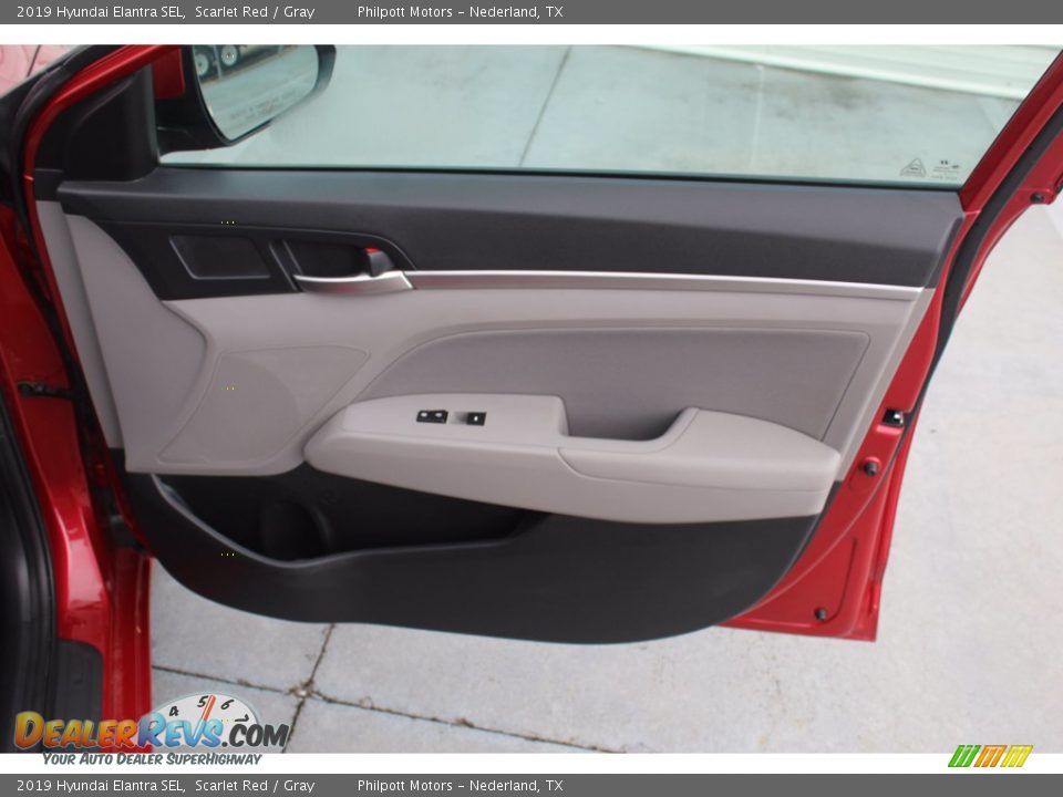 2019 Hyundai Elantra SEL Scarlet Red / Gray Photo #30