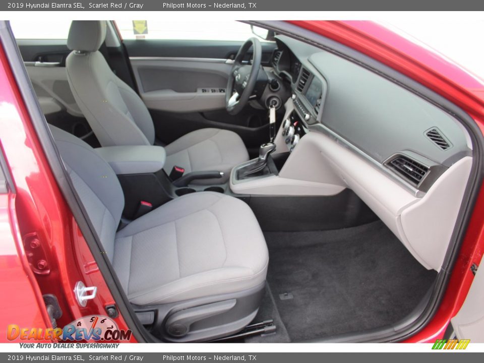 2019 Hyundai Elantra SEL Scarlet Red / Gray Photo #31