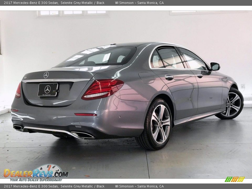 2017 Mercedes-Benz E 300 Sedan Selenite Grey Metallic / Black Photo #16