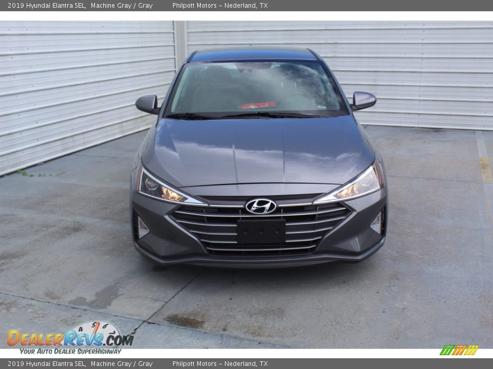 2019 Hyundai Elantra SEL Machine Gray / Gray Photo #3
