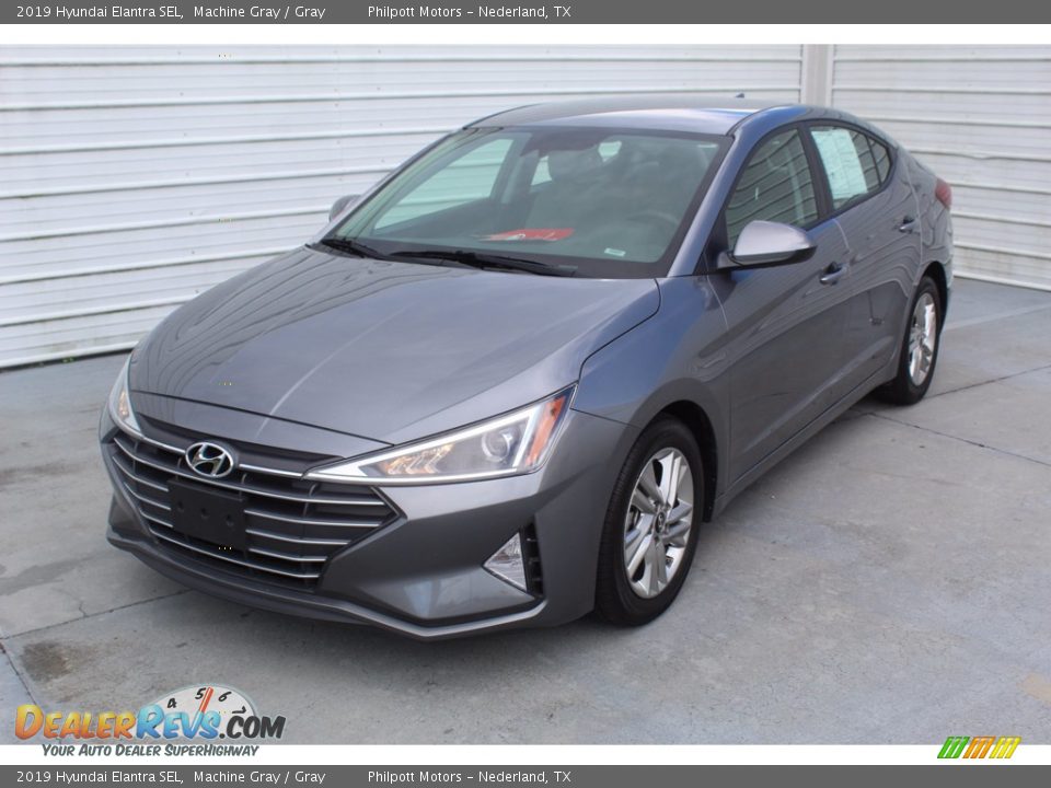 2019 Hyundai Elantra SEL Machine Gray / Gray Photo #4