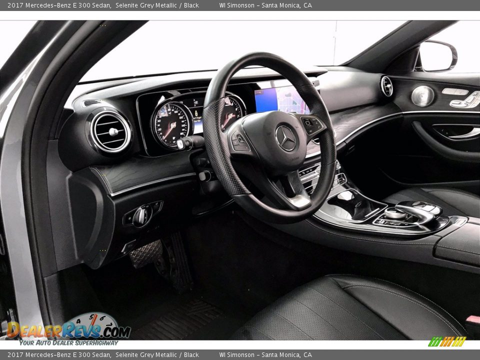 2017 Mercedes-Benz E 300 Sedan Selenite Grey Metallic / Black Photo #22