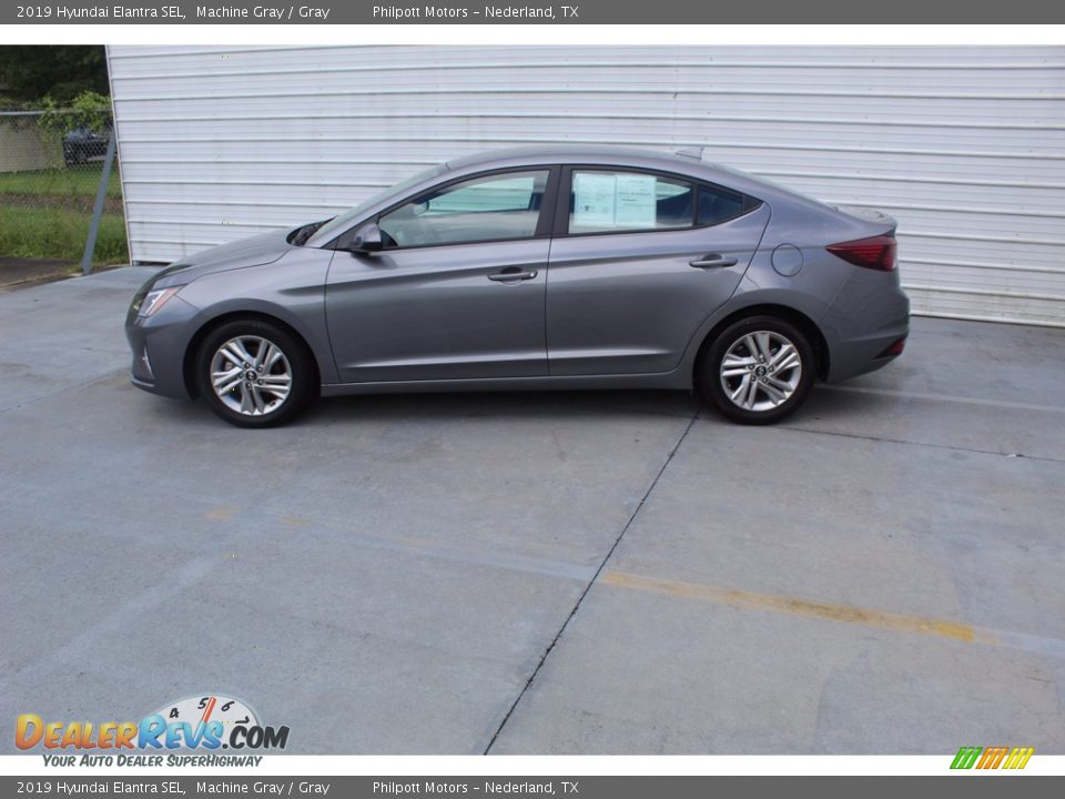 2019 Hyundai Elantra SEL Machine Gray / Gray Photo #7