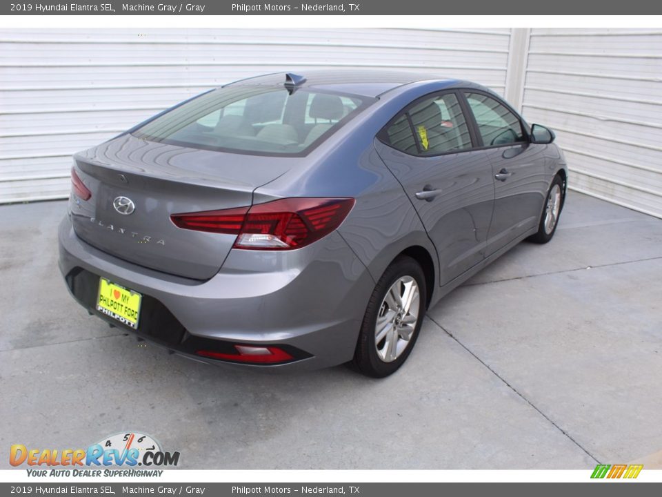 2019 Hyundai Elantra SEL Machine Gray / Gray Photo #10