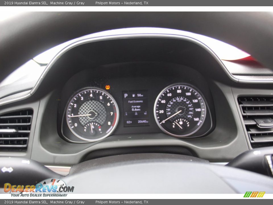 2019 Hyundai Elantra SEL Machine Gray / Gray Photo #15