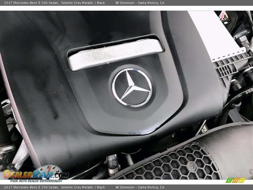 2017 Mercedes-Benz E 300 Sedan Selenite Grey Metallic / Black Photo #31