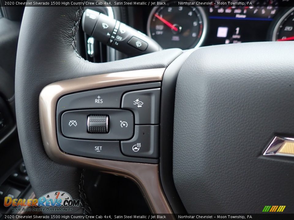 2020 Chevrolet Silverado 1500 High Country Crew Cab 4x4 Steering Wheel Photo #20