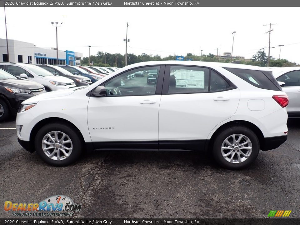 Summit White 2020 Chevrolet Equinox LS AWD Photo #2