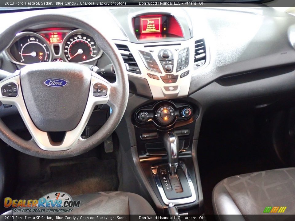 2013 Ford Fiesta SE Sedan Blue Candy / Charcoal Black/Light Stone Photo #29