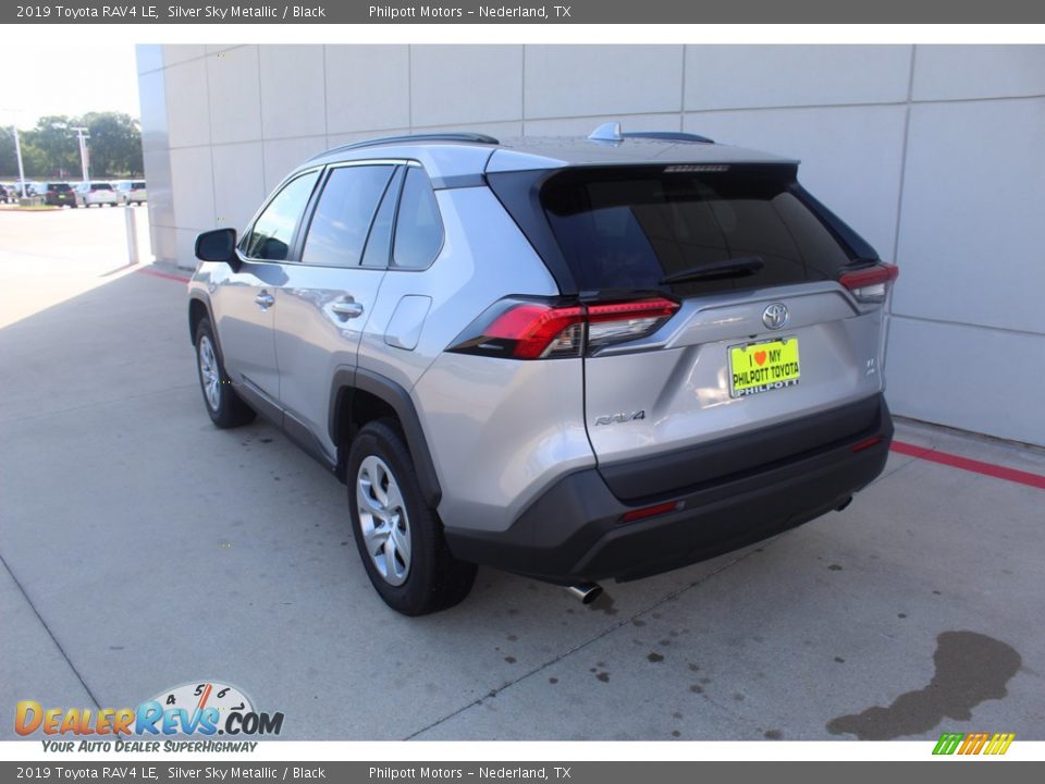 2019 Toyota RAV4 LE Silver Sky Metallic / Black Photo #6