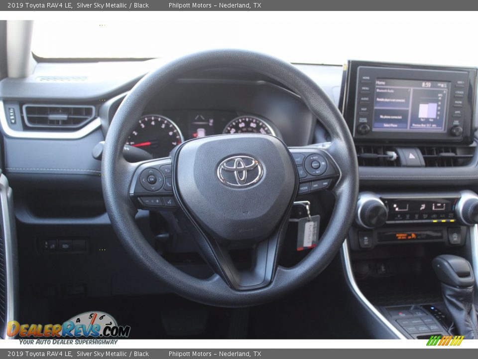 2019 Toyota RAV4 LE Silver Sky Metallic / Black Photo #21