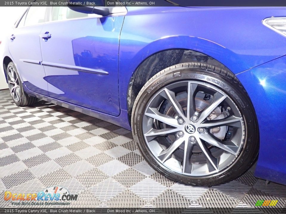2015 Toyota Camry XSE Blue Crush Metallic / Black Photo #3