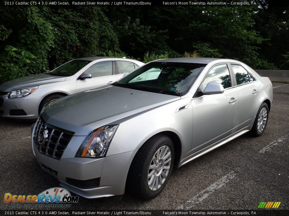 2013 Cadillac CTS 4 3.0 AWD Sedan Radiant Silver Metallic / Light Titanium/Ebony Photo #1