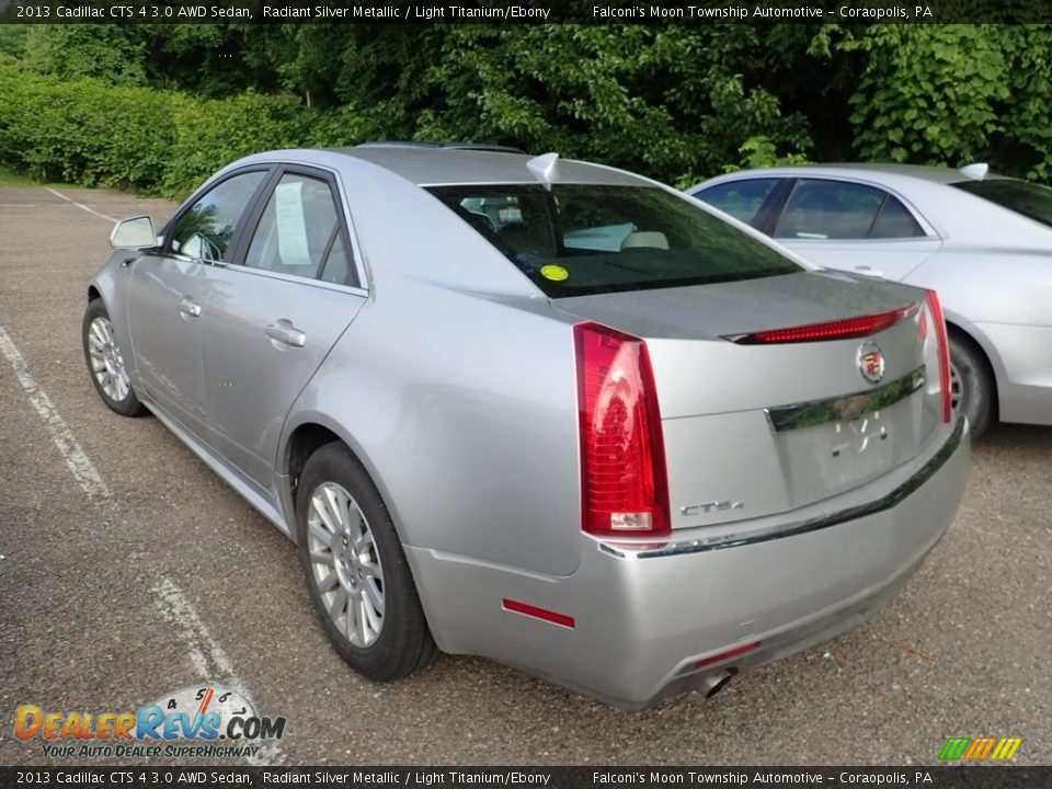 2013 Cadillac CTS 4 3.0 AWD Sedan Radiant Silver Metallic / Light Titanium/Ebony Photo #2