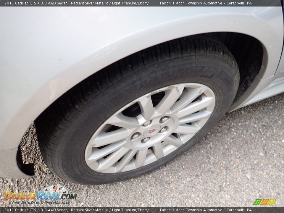 2013 Cadillac CTS 4 3.0 AWD Sedan Radiant Silver Metallic / Light Titanium/Ebony Photo #5