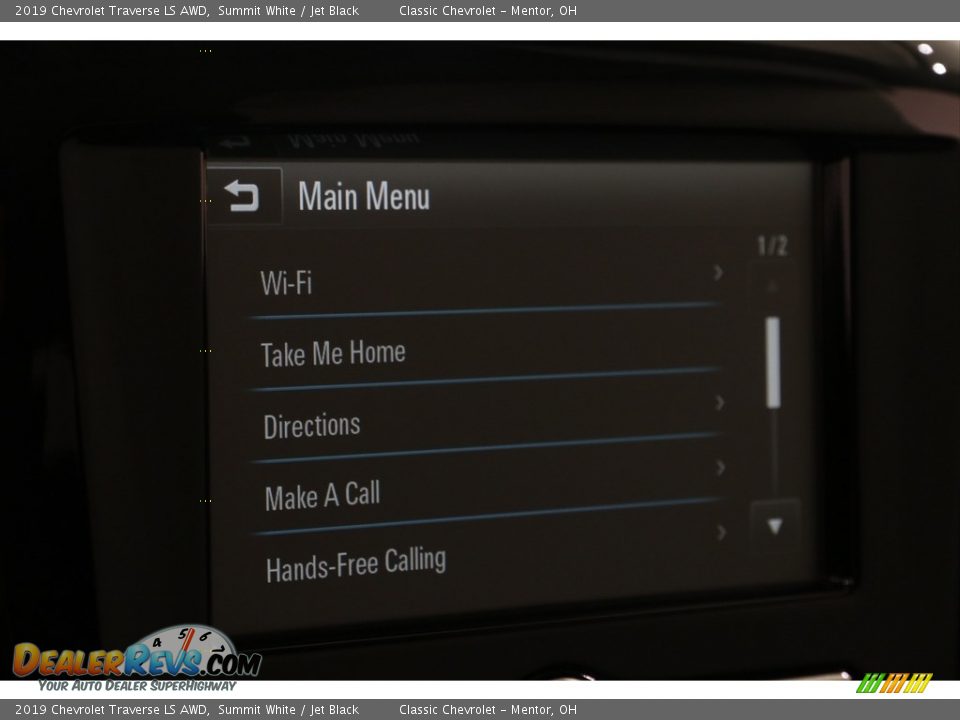 2019 Chevrolet Traverse LS AWD Summit White / Jet Black Photo #18