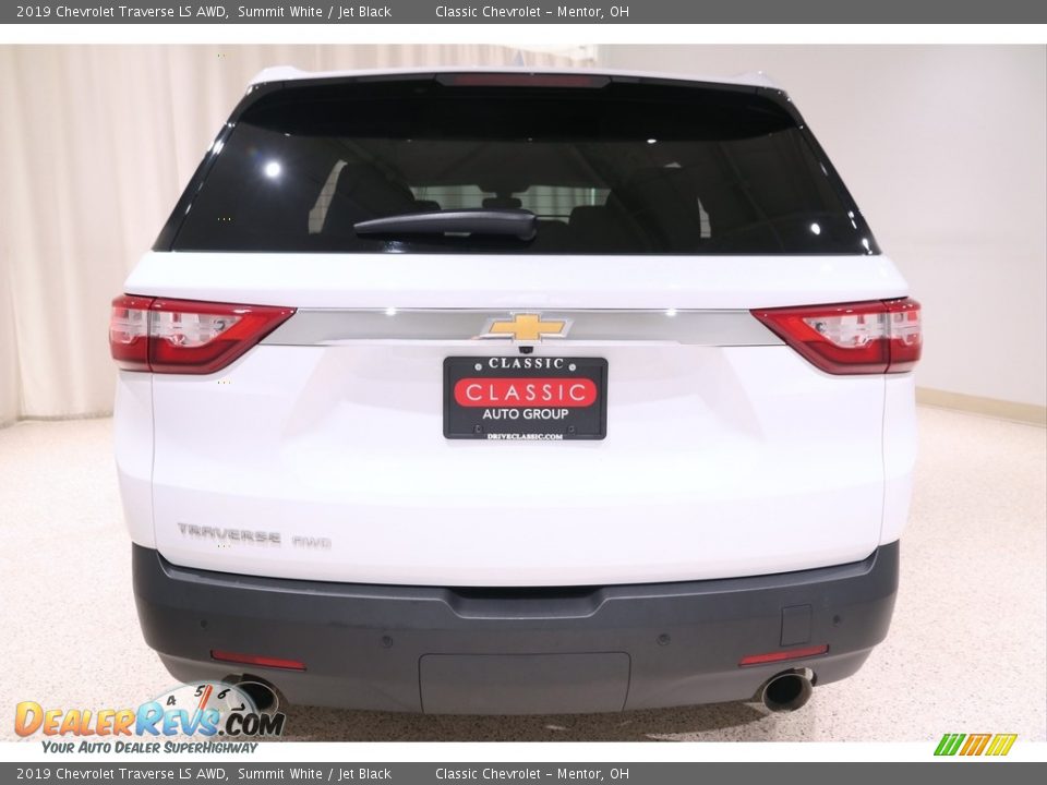 2019 Chevrolet Traverse LS AWD Summit White / Jet Black Photo #24