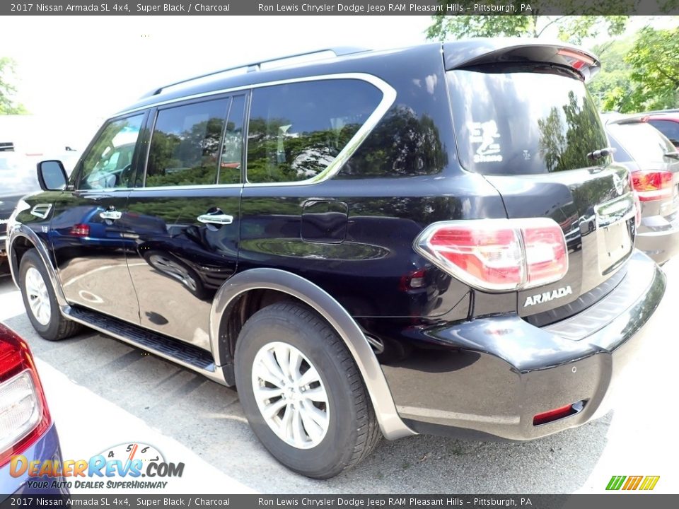 2017 Nissan Armada SL 4x4 Super Black / Charcoal Photo #3