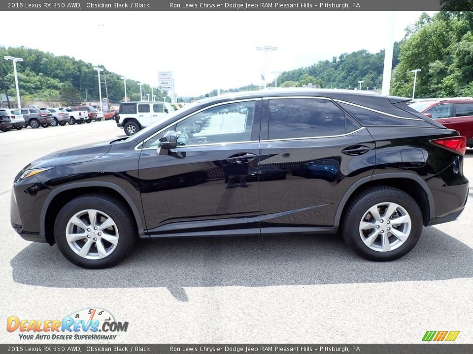 2016 Lexus RX 350 AWD Obsidian Black / Black Photo #2