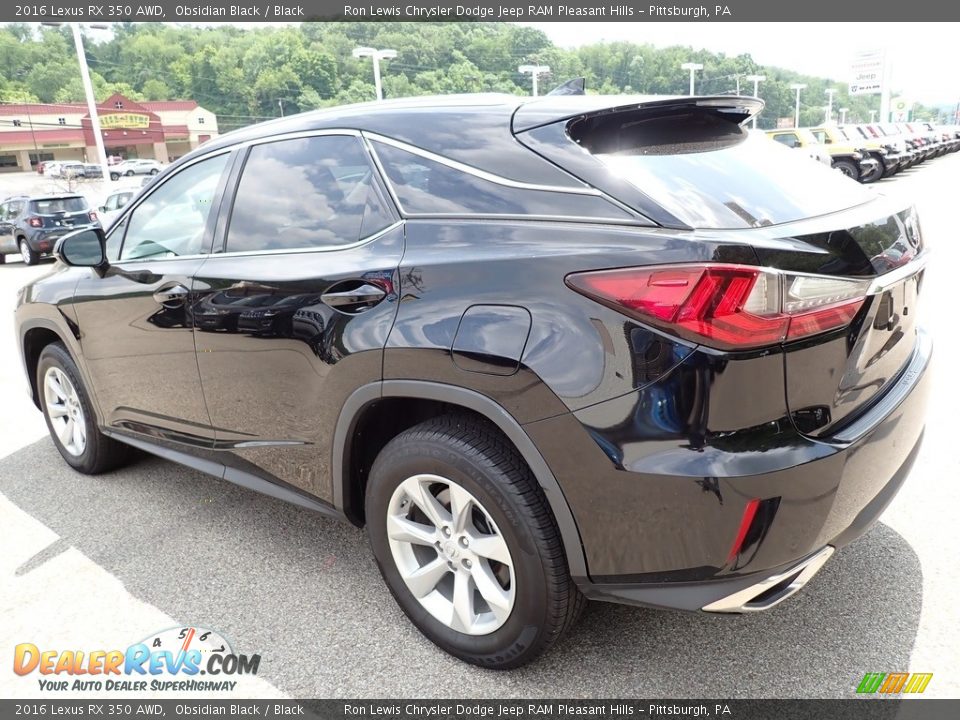 2016 Lexus RX 350 AWD Obsidian Black / Black Photo #3