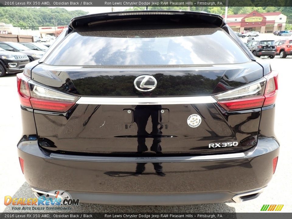 2016 Lexus RX 350 AWD Obsidian Black / Black Photo #4