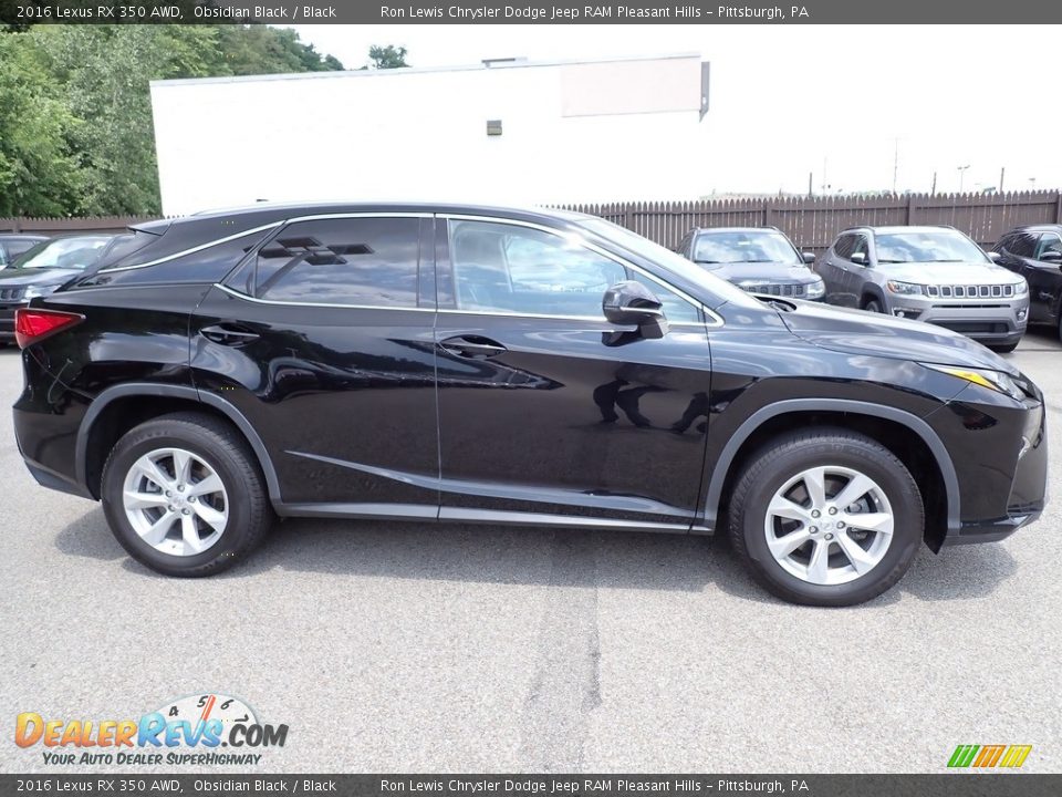 2016 Lexus RX 350 AWD Obsidian Black / Black Photo #7