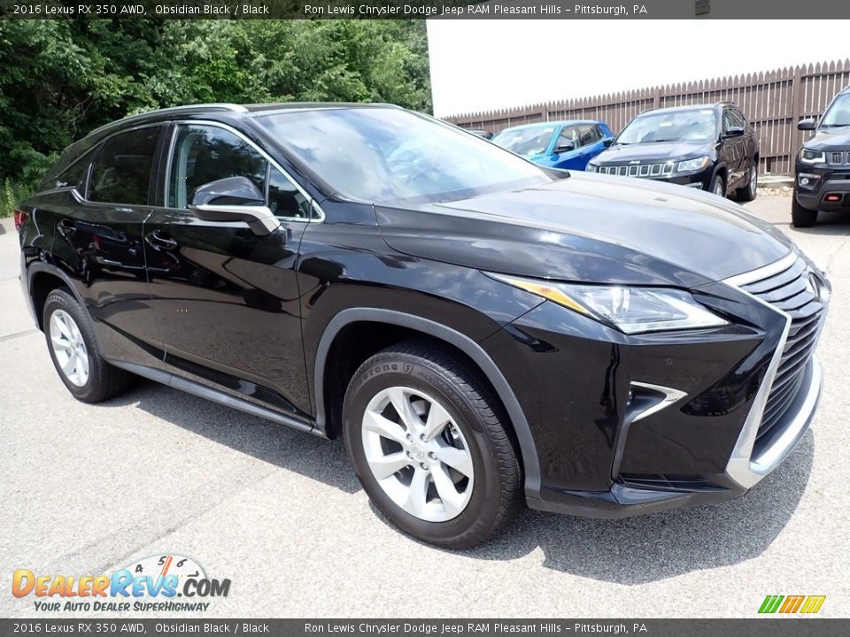 2016 Lexus RX 350 AWD Obsidian Black / Black Photo #8