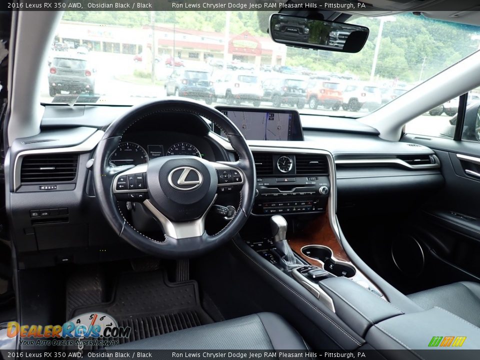 2016 Lexus RX 350 AWD Obsidian Black / Black Photo #13