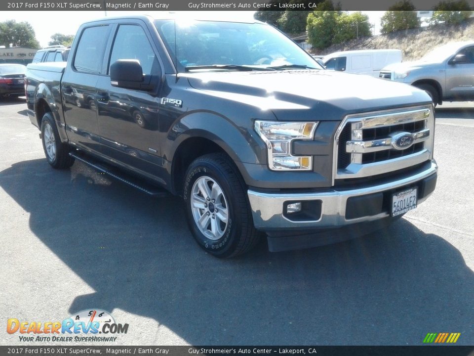 2017 Ford F150 XLT SuperCrew Magnetic / Earth Gray Photo #1