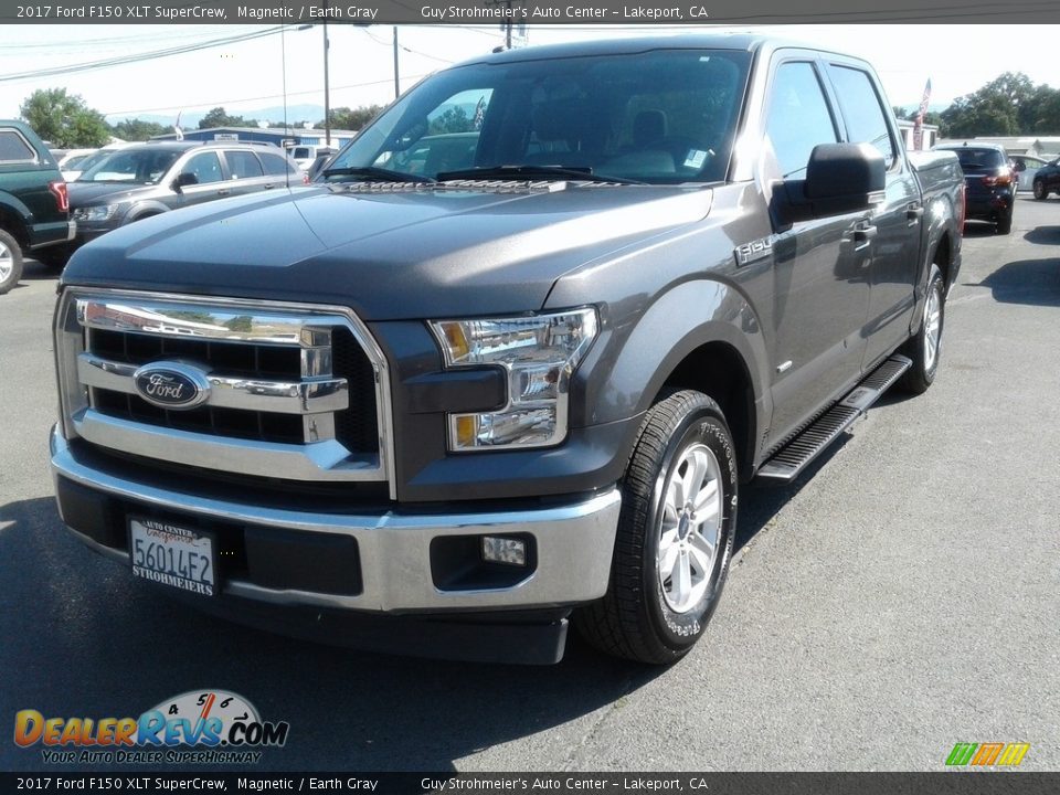 2017 Ford F150 XLT SuperCrew Magnetic / Earth Gray Photo #2